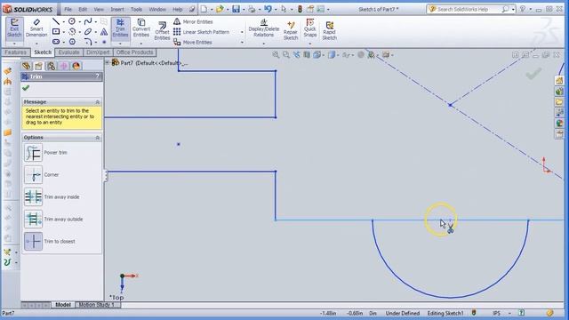 04 Solidworks - Complex 2D Sketch смотреть онлайн
