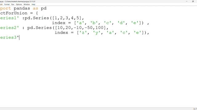 Creation of DataFrame from Dictionary of Series смотреть онлайн