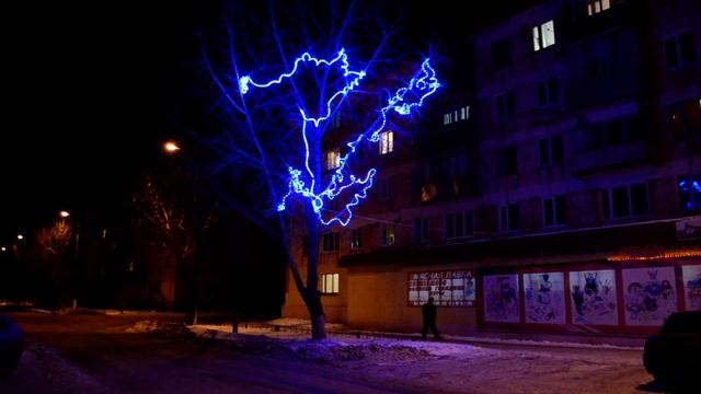 Похвистнево. Новогоднее оформление магазина №6 смотреть онлайн