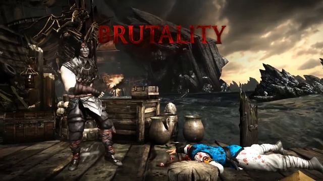 Как делать Brutality за ЛЮ КАНГА в игре MK X на клавиатуре? смотреть онлайн