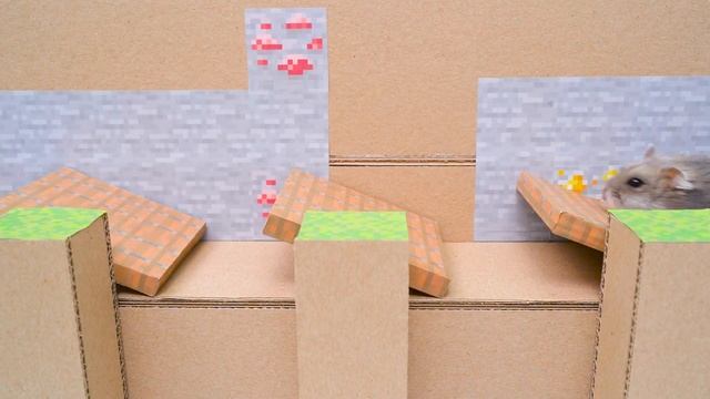 ? Хомяк сбегает из лабиринта Майнкрафт - Пещеры ? Хомура Хам Питомцы смотреть онлайн