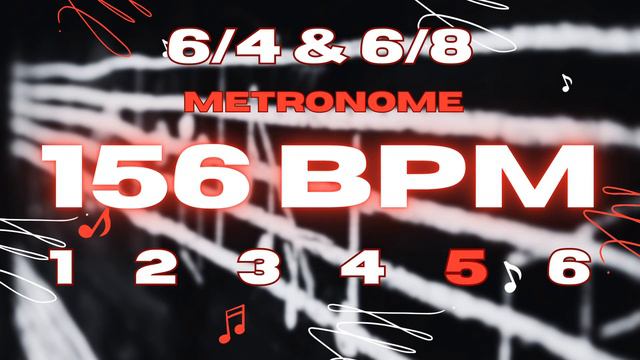 156 BPM - 6/4 & 6/8 Metronome смотреть онлайн