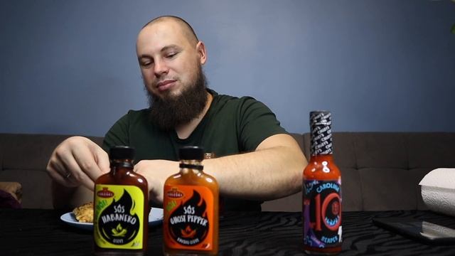 Пробую соусы из самых острых перцев в мире | Carolina Reaper | Ghost Peper | Habanero смотреть онлайн