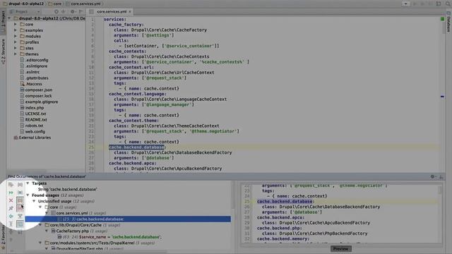 148. How to find the dependency injection container in Drupal 8 and overview of how it is structure смотреть онлайн