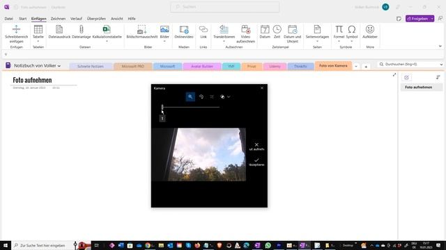 Microsoft OneNote: Ein Foto per Kamera einfügen! смотреть онлайн