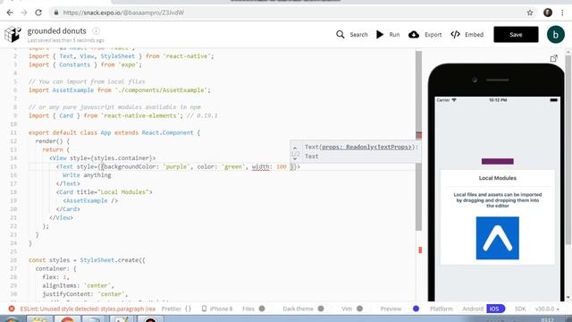 #BasaamprolearnReactNative Build a React native app, without nodejs or configuration in seconds смотреть онлайн