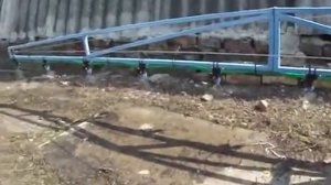 Самодельный опрыскиватель с мотопомпой