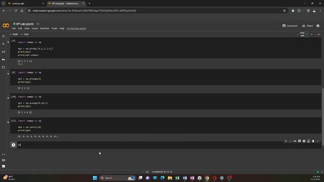 NumPy in Google Colab Intro смотреть онлайн