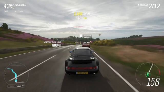 Forza Horizon 4 Wangan Midnight Blackbird Porsche смотреть онлайн