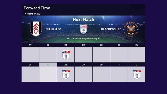 PES 2021 Realistic Fulham Master League on FUMA controls #3 смотреть онлайн