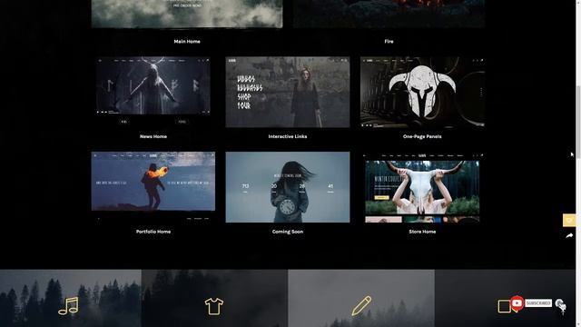 Reinar - A Nordic Inspired Music and Creative WordPress Theme Fo смотреть онлайн