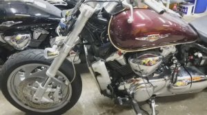 «Уборка серого» цвета деталей в порошковую краску на мотоциклах Suzuki Intruder / Boulevard.
