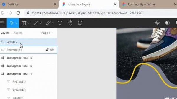 Simple Instagram Post Carousel Design - Social Media Design - Figma Tutorial