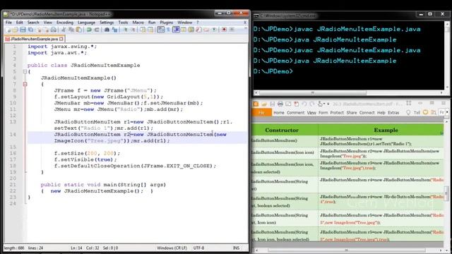 Java Swing GUI Part #35: RadioButtonMenuItem creation using JRadioButtonMenuItem Class | ButtonGrou смотреть онлайн