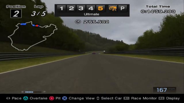 Gran Turismo 4 - Ultimate/5 Won't Save You (Faster AI) смотреть онлайн