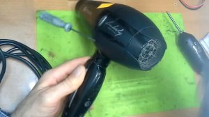 Как разобрать фен для волос Hairway Lombardy ceramic & ionic Ремонт фена своими руками