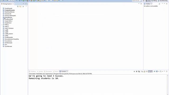 Downloading and Using a Java Example in Eclipse смотреть онлайн