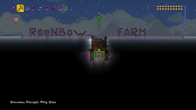 Terraria Tutorial: AFK Rainbow Slime Farm смотреть онлайн
