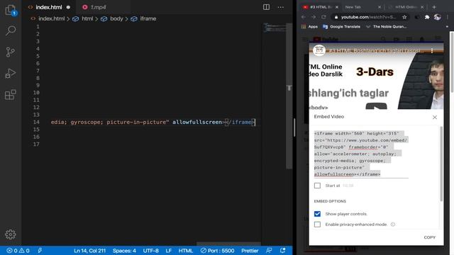 HTML TO'LIQ DARSLIK (UZBEK) | HTML Da Bilishingiz Kerak Bo'lgan Barcha Mavzular 1.5 Soatda!