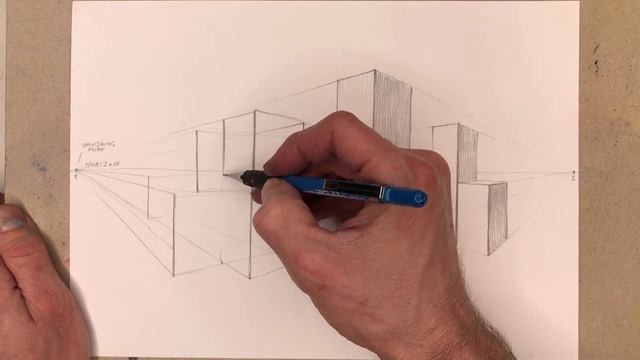 CITY PERSPECTIVE DRAWING смотреть онлайн