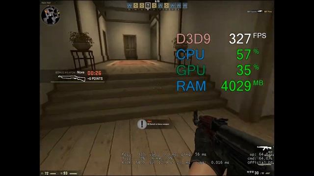 AMD Radeon R9 280X -- Intel Core i3-8100 -- CSGO FPS Test Austria 1024X768 смотреть онлайн