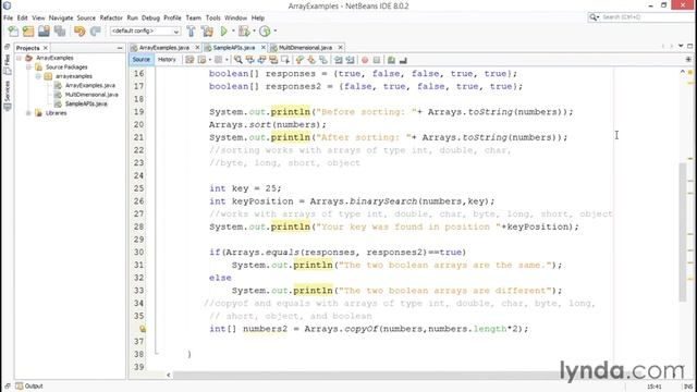2 6 Sorting arrays with the array API смотреть онлайн