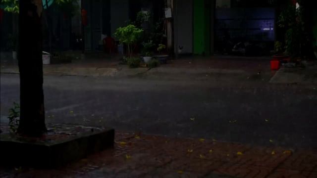 Вас уже клонит в сон под легкие звуки падающего дождя в парке смотреть онлайн