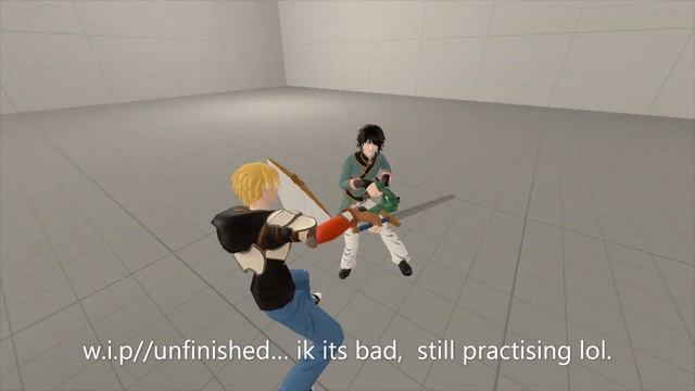 jaune vs ren wip, idk when itll be done... (rwby fan animation) смотреть онлайн