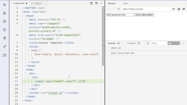 How To Get an Input Value With JavaScript [EASY TUTORIAL] смотреть онлайн
