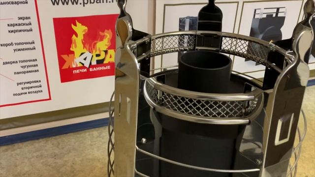 Нашумевшая банная печь Добросталь. Обзор печи с парогенератором смотреть онлайн