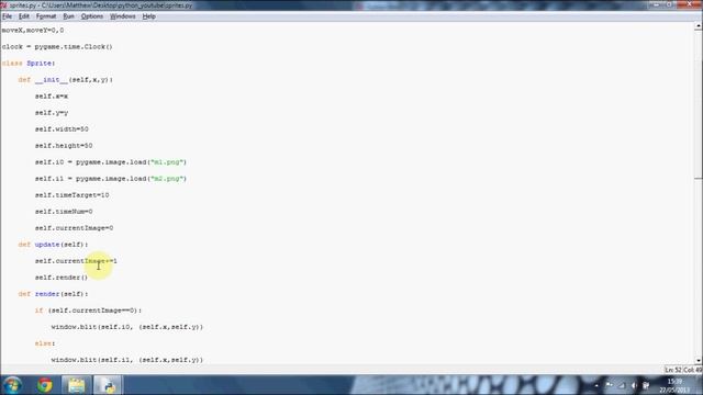 Python / Pygame Tutorial 7 - Sprite Class (Part 2/2) смотреть онлайн