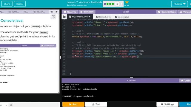 AP CS A - Code.org: Unit 2: Lesson 7 #5 (2022) смотреть онлайн