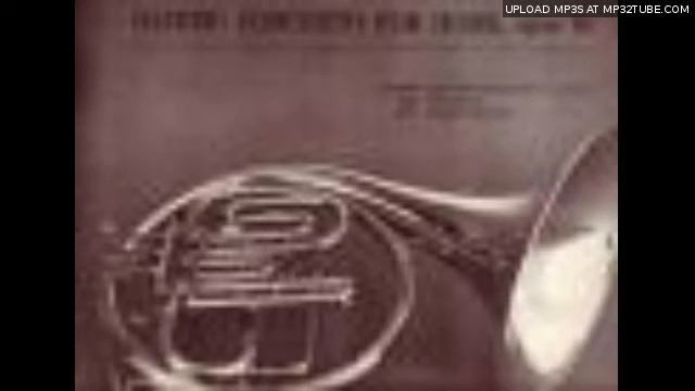 I (part 2) Gliere horn concerto played by V. Polekh and conducted by R. Gliere. Lp record. смотреть онлайн