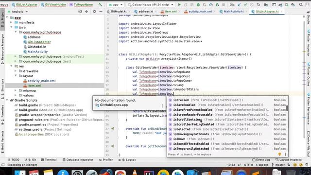GitHub API | Kotlin | Retrofit | RecyclerView | MVVM | Coil | Part4 смотреть онлайн
