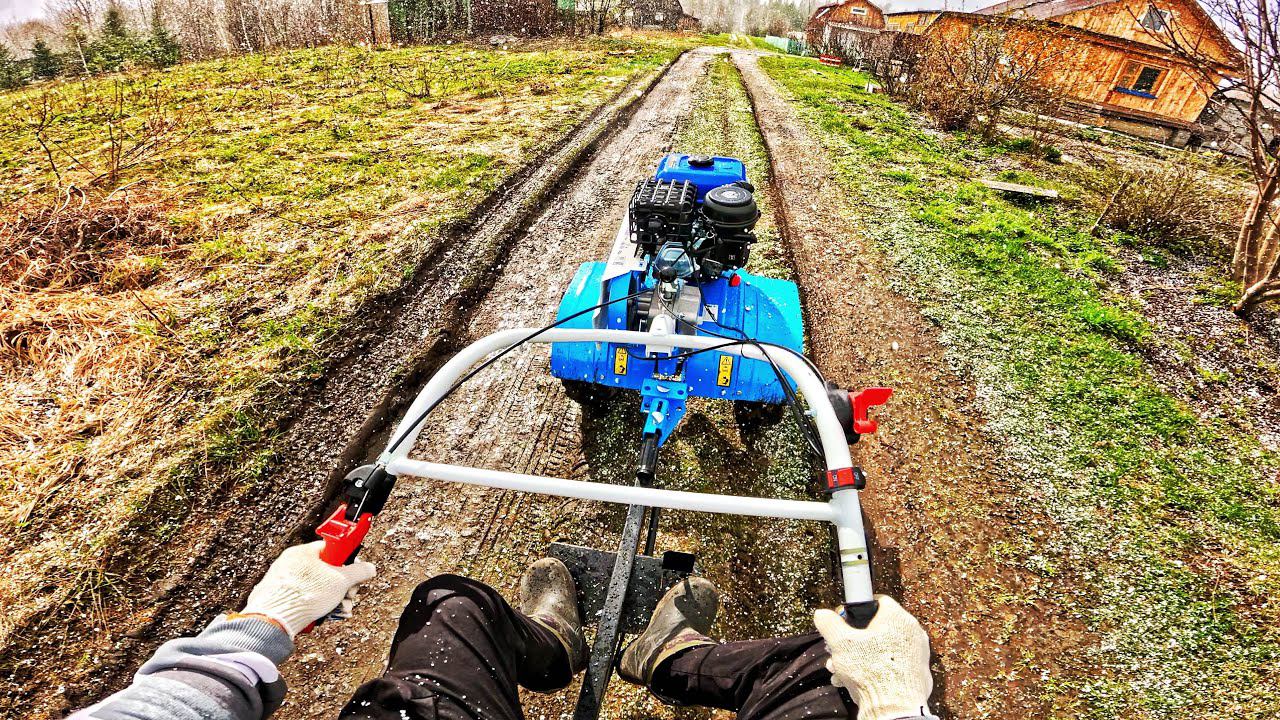 2024 Two-wheel tractor 0.27L - POV TEST DRIVE смотреть онлайн