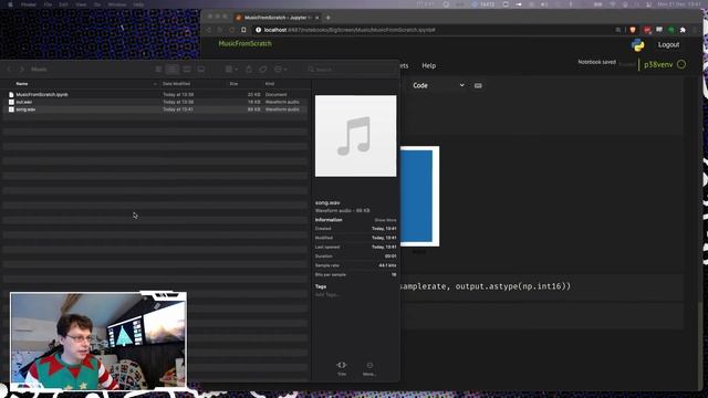 Advent 21: Making music from scratch with mathematics! Jupyter, Numpy and Sounds! смотреть онлайн