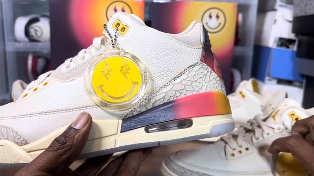 Air Jordan 3 x JBalvin collaboration Real Vs Fake Review. WOW! смотреть онлайн