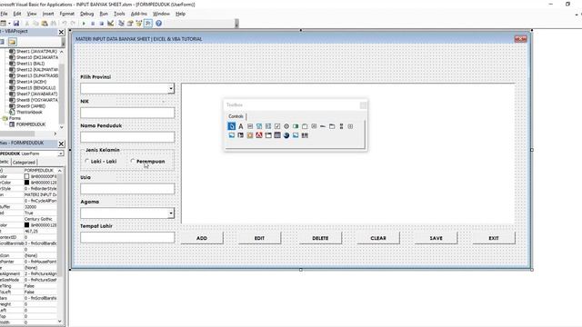 INPUT DATA KE DALAM SHEET YANG DIPILIH | INPUT DATA BANYAK SHEET | PART 1 | EXCEL & VBA TUTORIAL смотреть онлайн