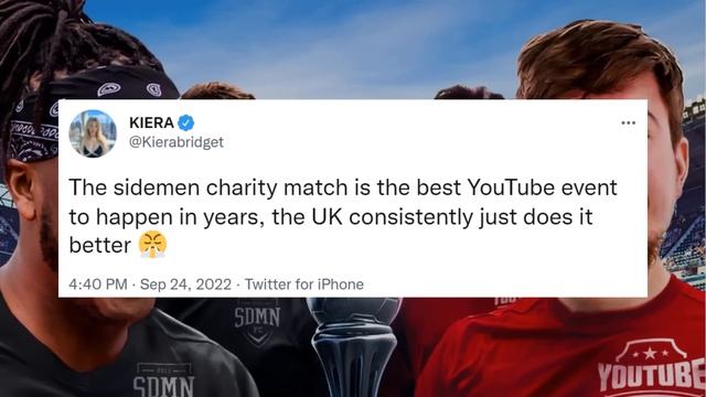 YouTube Stars and Football Players React To Sidemen Charity Match смотреть онлайн