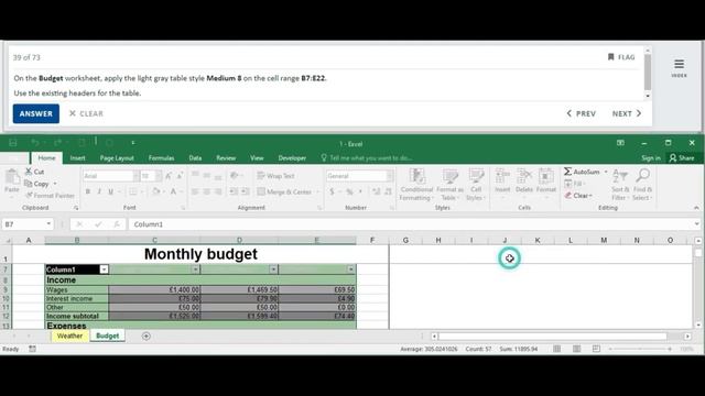 ICDL Spreadsheets( MS Excel 2016 ) - Diagnostics Test (Review for prepare Cert-Exams) смотреть онлайн