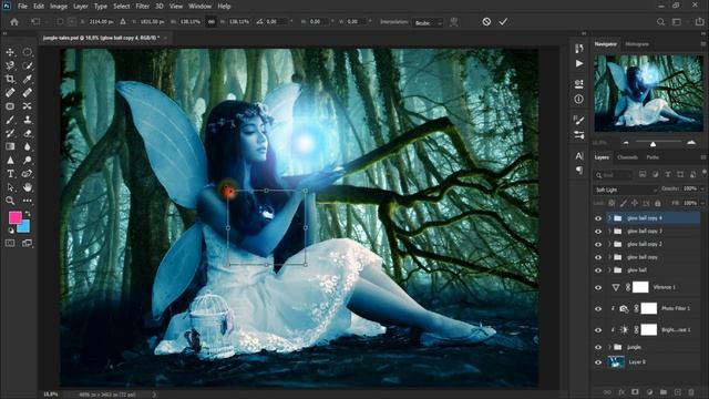 Forest Tales | Fantasy Fairy | Photoshop Photo Manipulation смотреть онлайн