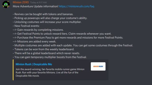 New Info REVEALED Regarding Minion Rush's NEXT MAJOR UPDATE! смотреть онлайн