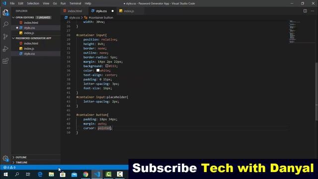 Password Generator App in HTML, CSS & JavaScript смотреть онлайн