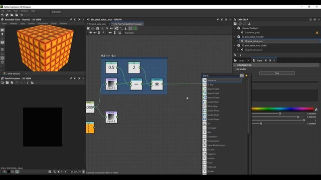 Курс по программированию в Substance Designer. 04 pixel processor практика blending modes смотреть онлайн