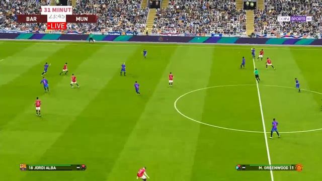 Man United vs Barcelona | Europa League 2023 | Barca Live Match | Pes 21 Gameplay смотреть онлайн