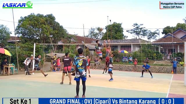 Grand Final Putra di Turnamen MUNGGAHAN BERSAMA Metro Cup | OVJ Vs Bintang Karang || #Set ke 1 смотреть онлайн