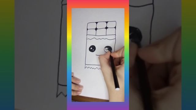 как нарисовать МИЛУЮ ШОКОЛАДКУ смотреть онлайн