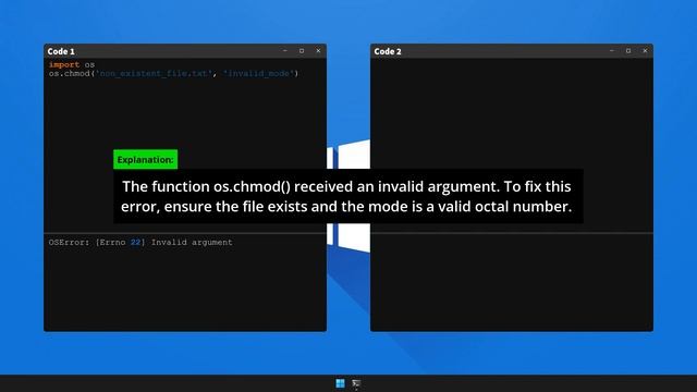 How to fix OSError: [Errno 22] Invalid argument in Python смотреть онлайн