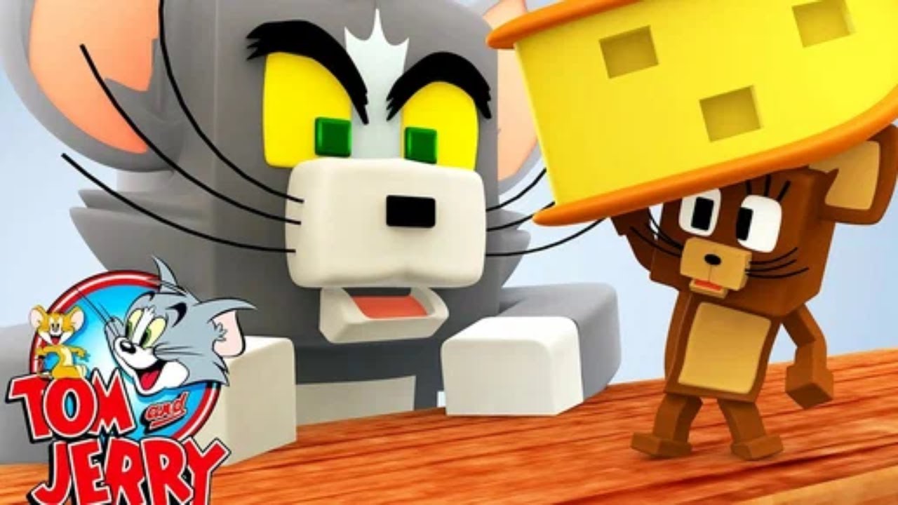 ТОМ ОХОТИТСЯ ЗА ДЖЕРРИ! ТОМ И ДЖЕРРИ В МАЙНКРАФТ смотреть онлайн