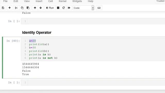 7 - Python Basic - Identity Operator - CBSE Class 11/12 смотреть онлайн